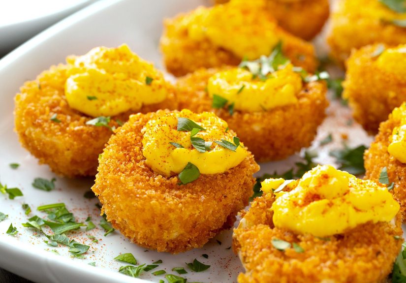 Deep-Fried Deviled Eggs