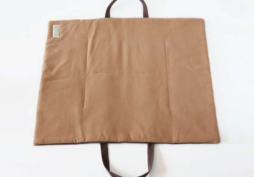 Dog Travel Bag Water-Repellent Dark Brown