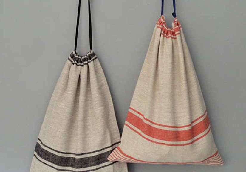 Domestic Science: 4 Natural Linen Laundry Bags
