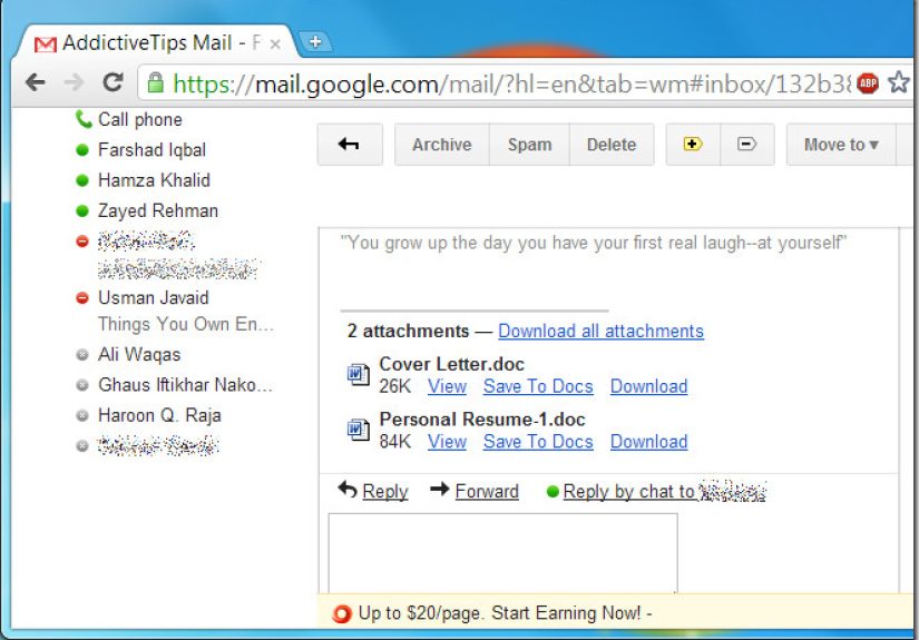 Gmail Attachments To Docs: Save Files Directly To Google Docs [Chrome]