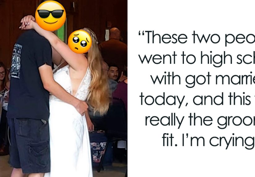 “How Is The Bride Okay With This?”: 35 Grooms That Deserved To Be Shamed For Their Looks