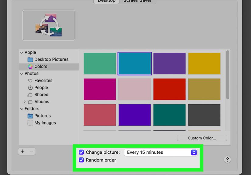How to Put Multiple Pictures on Your Desktop Background on Mac