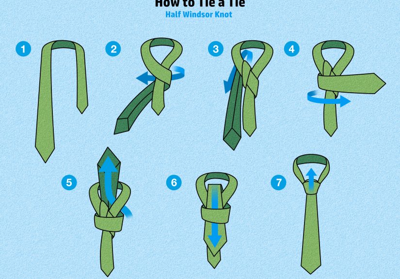 How to Tie a Tie Half Windsor: 14 Steps