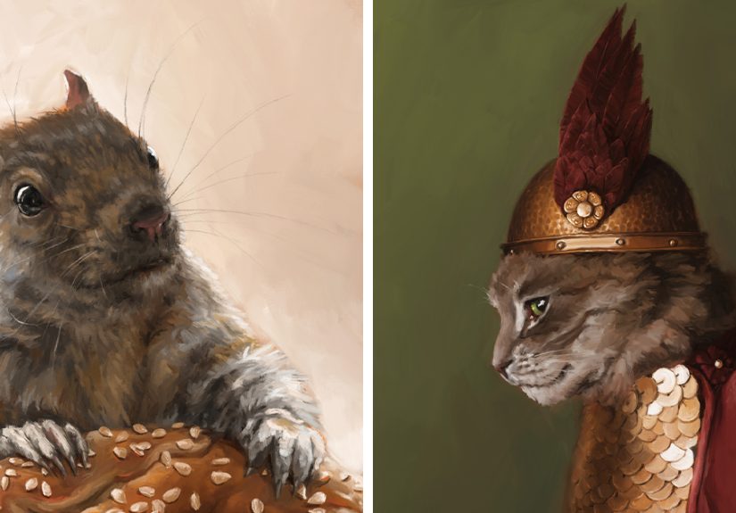 I Bring Animals To Life In My Digital Paintings (17 Pics)