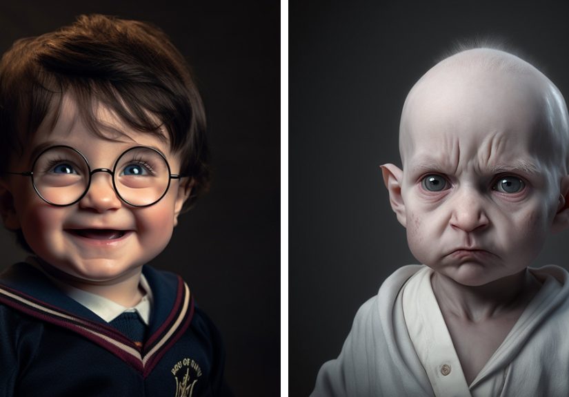 I Used An AI Image Generator To Turn Harry Potter Characters Into Toddler Versions Of Themselves