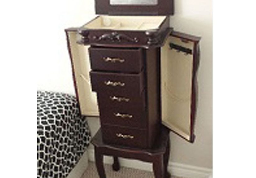 Jewelry Armoire Makeover