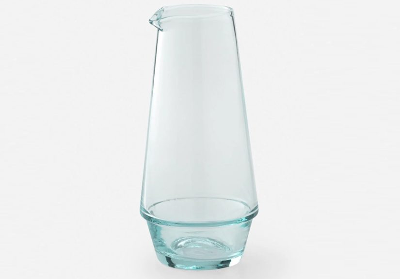 Schoolhouse Recycled Glass Carafe