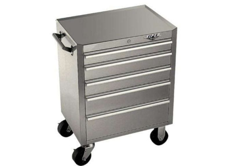 Viper Tool Storage Five-Drawer Rolling Cabinet